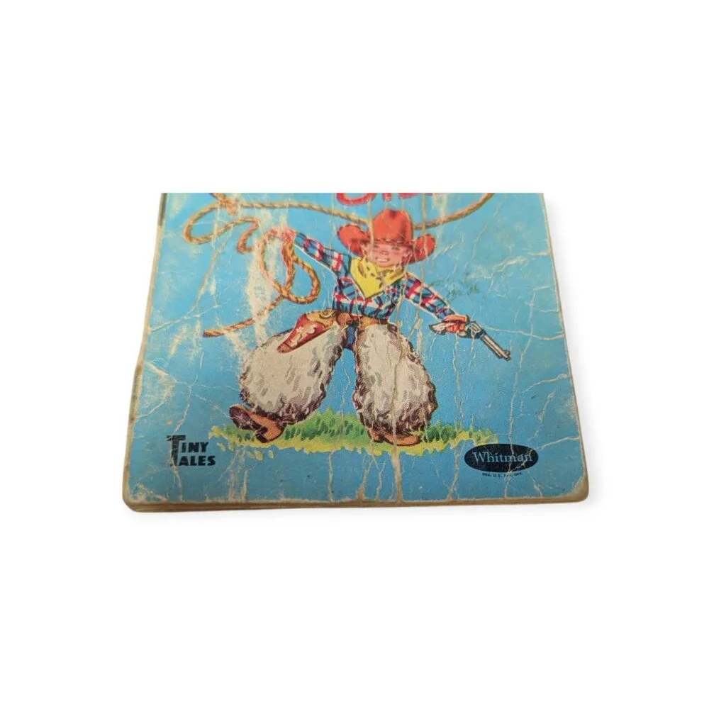 Vintage 1950 TINY TALES Book - Whitman Publishing - COWBOY BILL